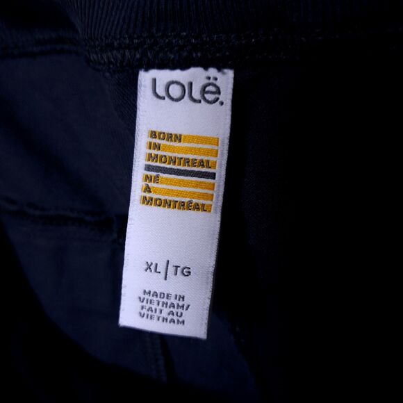 Lole Jala XL Womens Pants Black Lightweight Athleisure Linen Blend - Picture 9 of 15